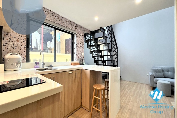 Nice design one bedroom for rent in Ong Ich Khiem st, Ba Dinh District 